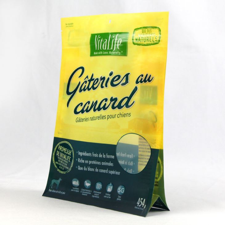 Торба са храном за псе са прозором