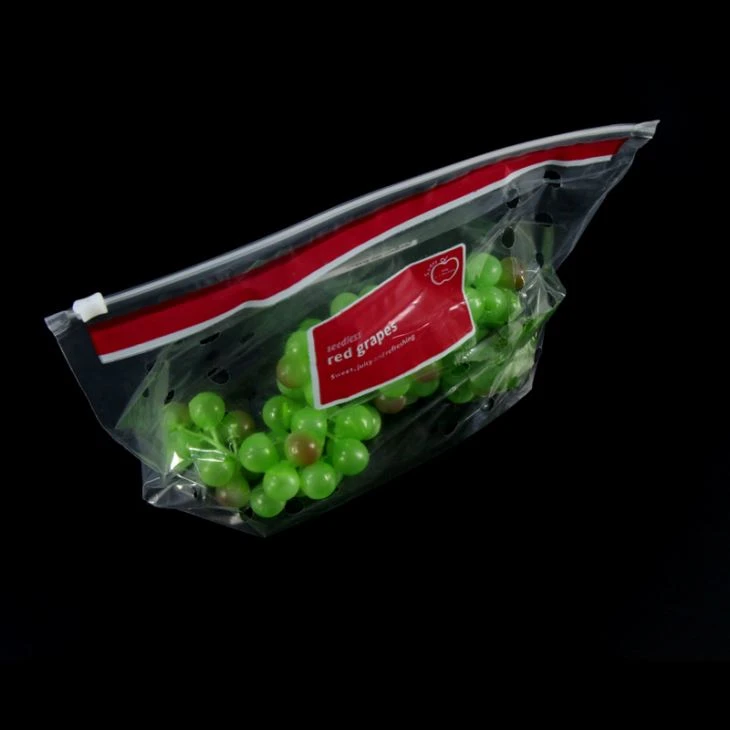 Zip lock cpp plastic fruit bag