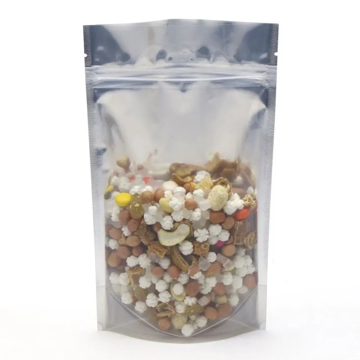 Транспарент Алуминум Фоил Стандинг Уп Поуцх