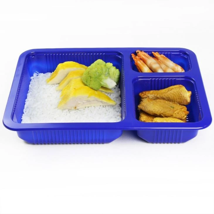 3 Compartment PP Food Trays