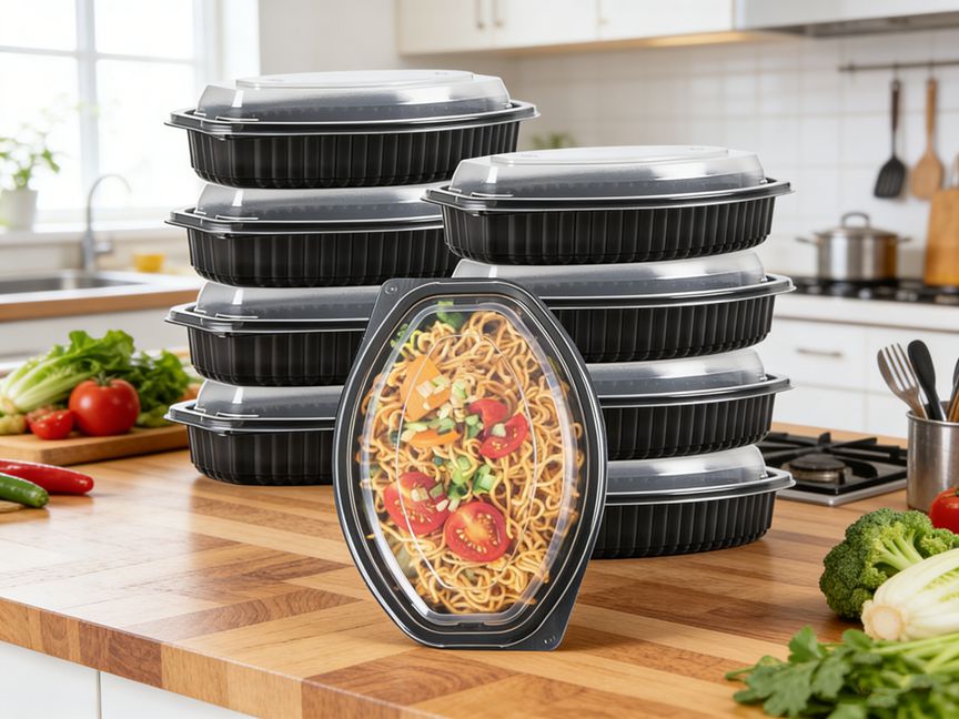 oval meal prep containers