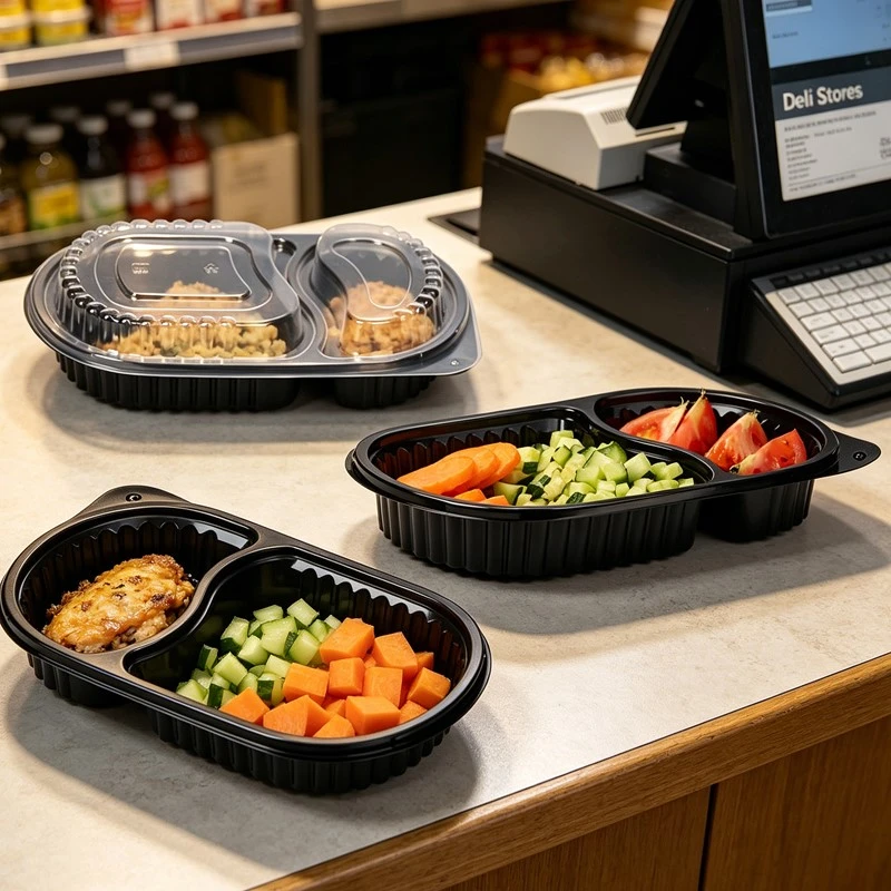 oval take away container
